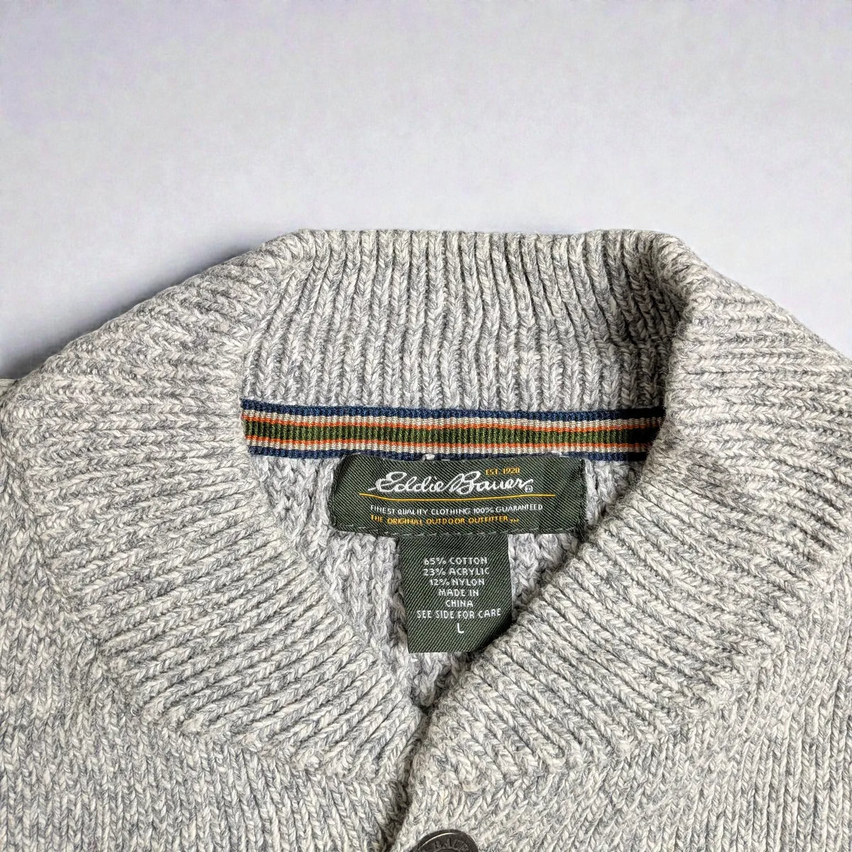 Eddie Bauer Vintage Henley Sweater - L