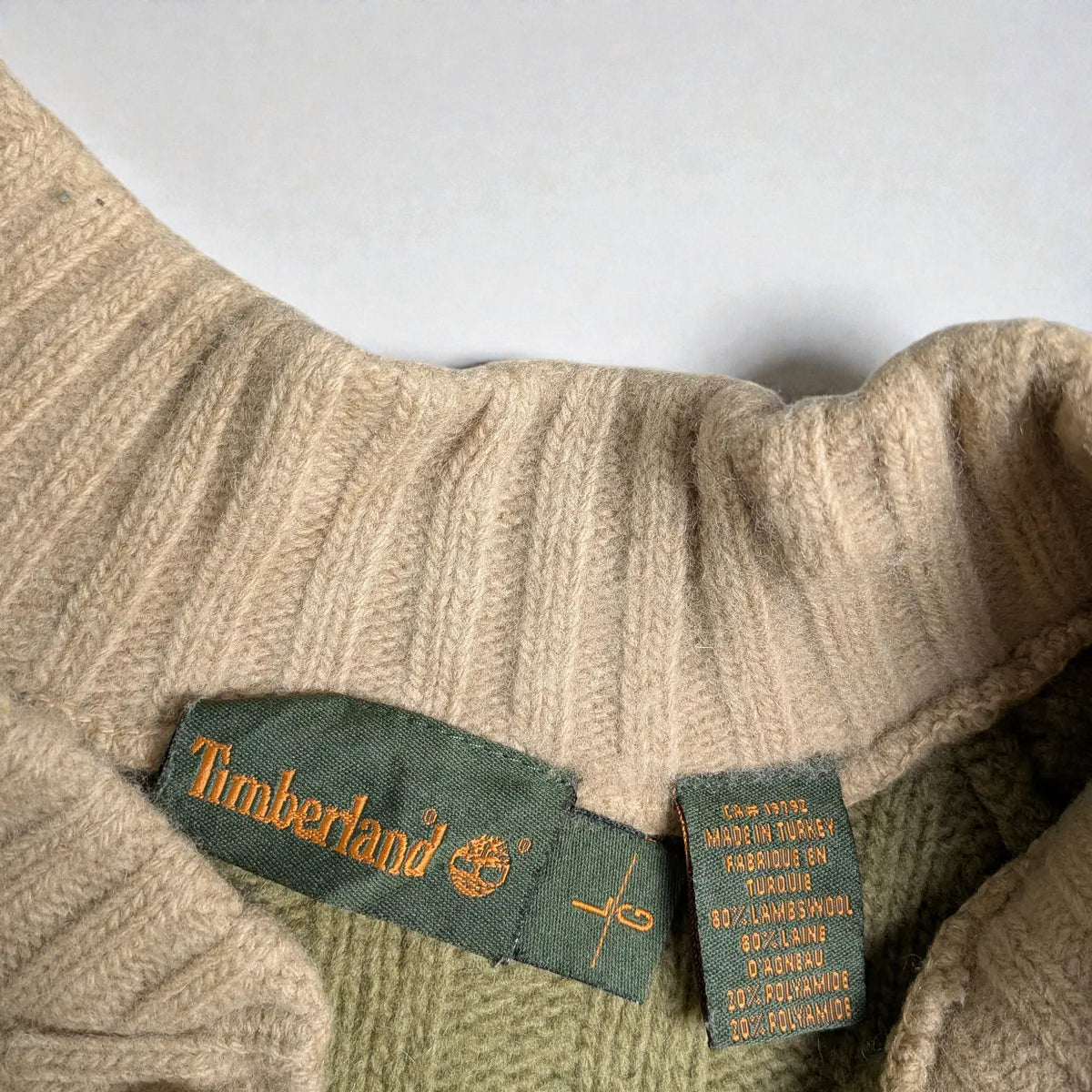 Vintage Timberland Henley Sweater - L