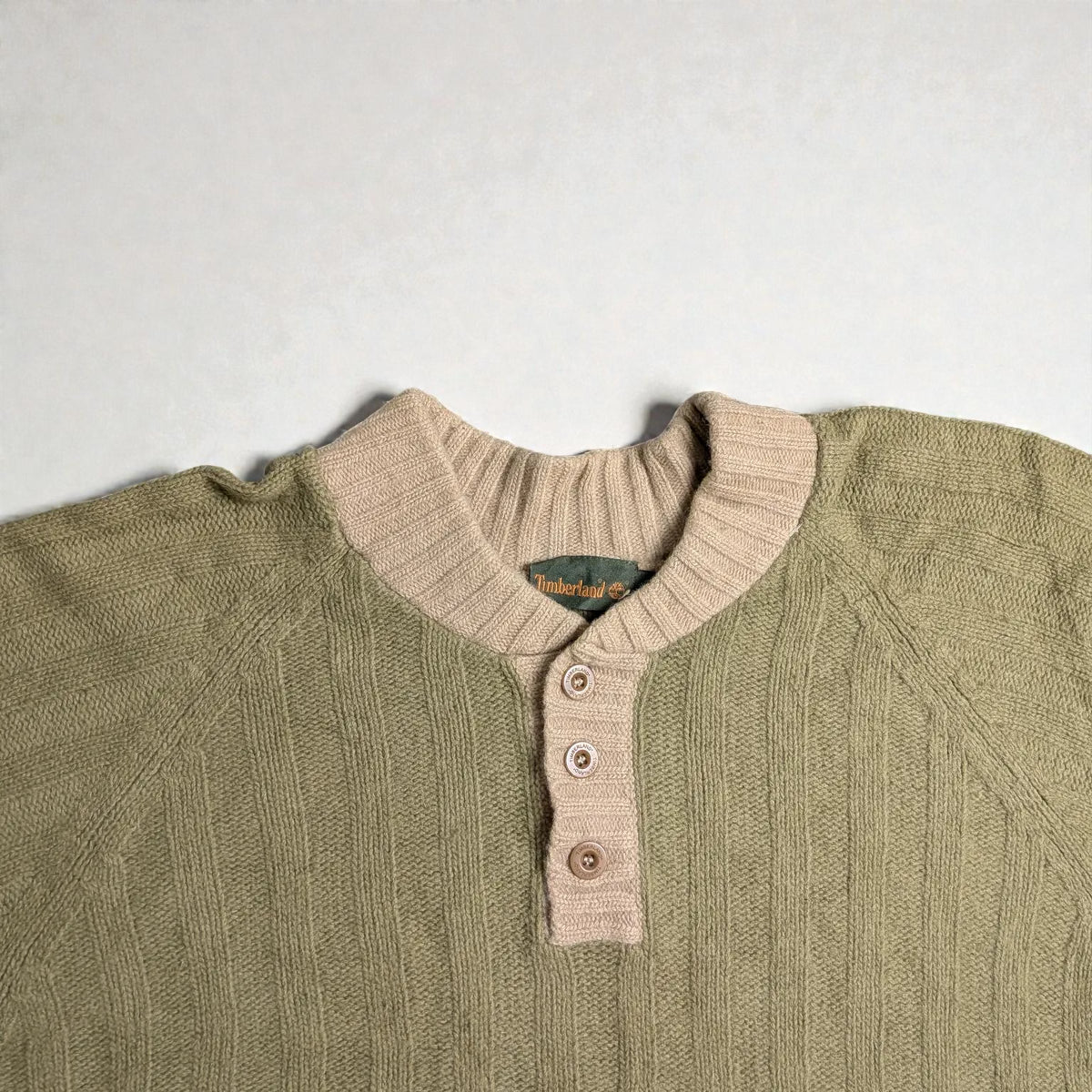 Vintage Timberland Henley Sweater - L