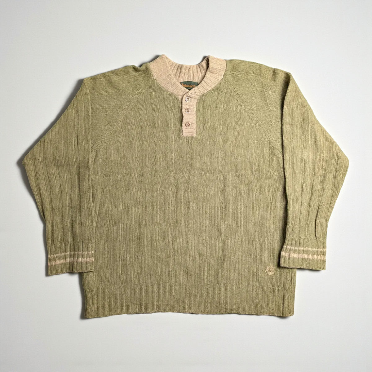 Vintage Timberland Henley Sweater - L