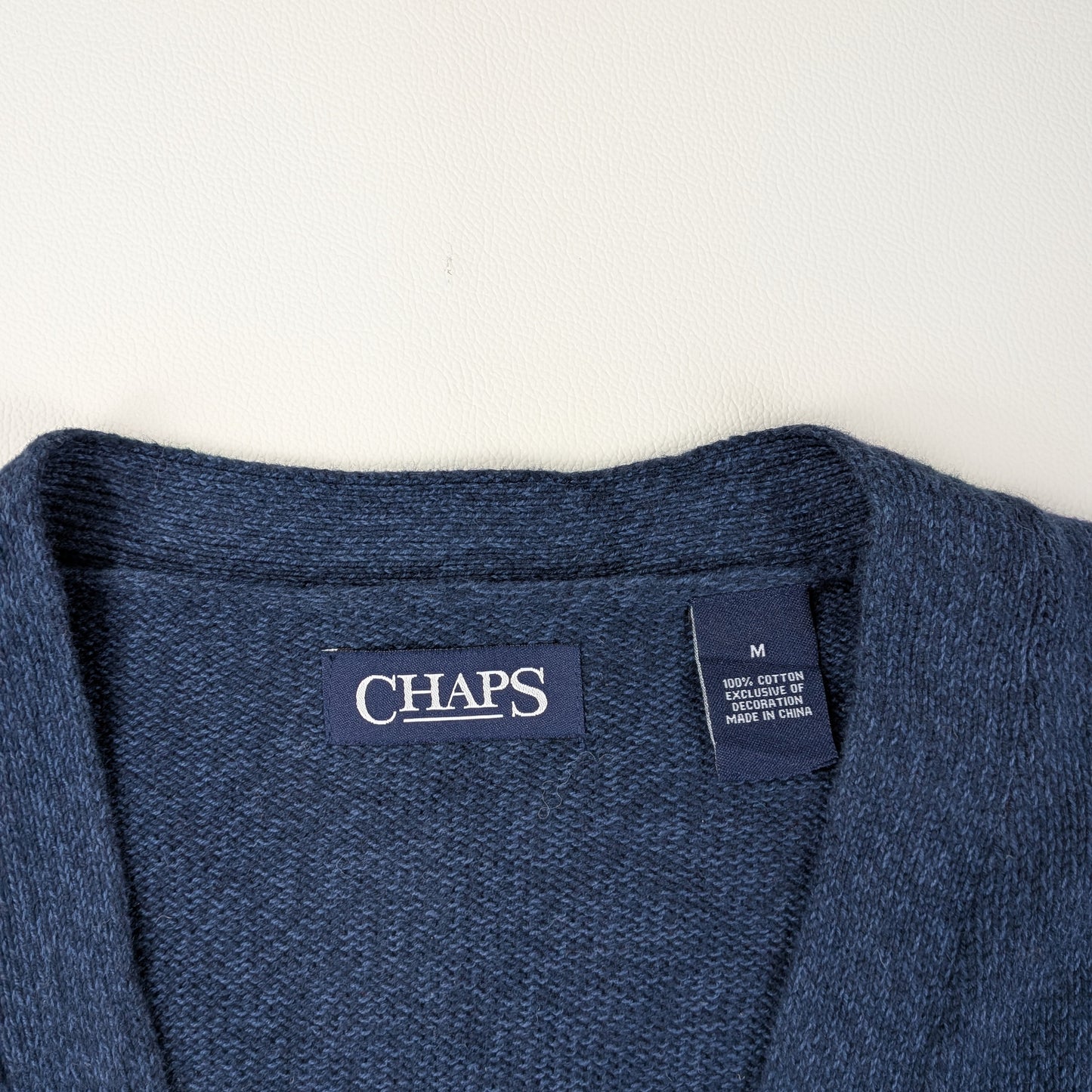 Cardigan Chaps vintage preppy college USA - M