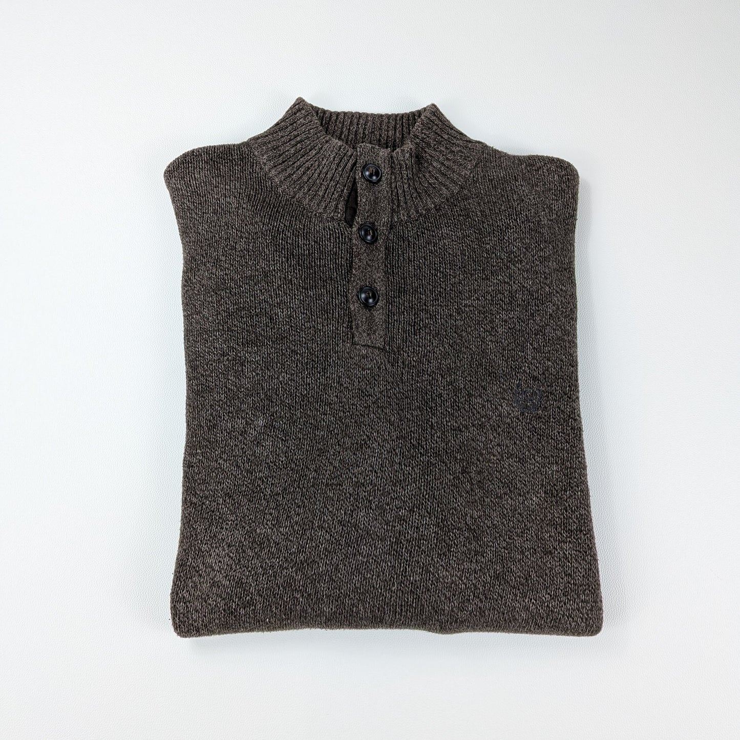 Maglione Chaps vintage anni 90 con toppe e bottoni - XL