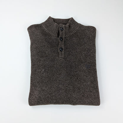 Maglione Chaps vintage anni 90 con toppe e bottoni - XL
