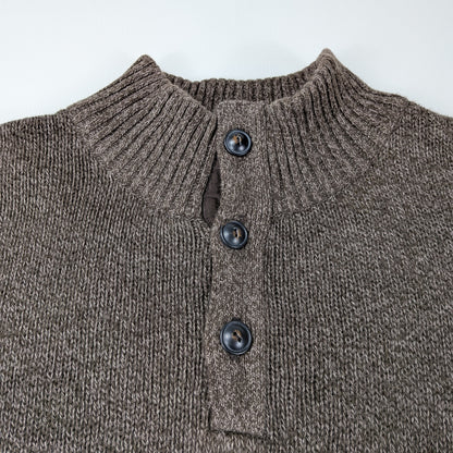 Maglione Chaps vintage anni 90 con toppe e bottoni - XL