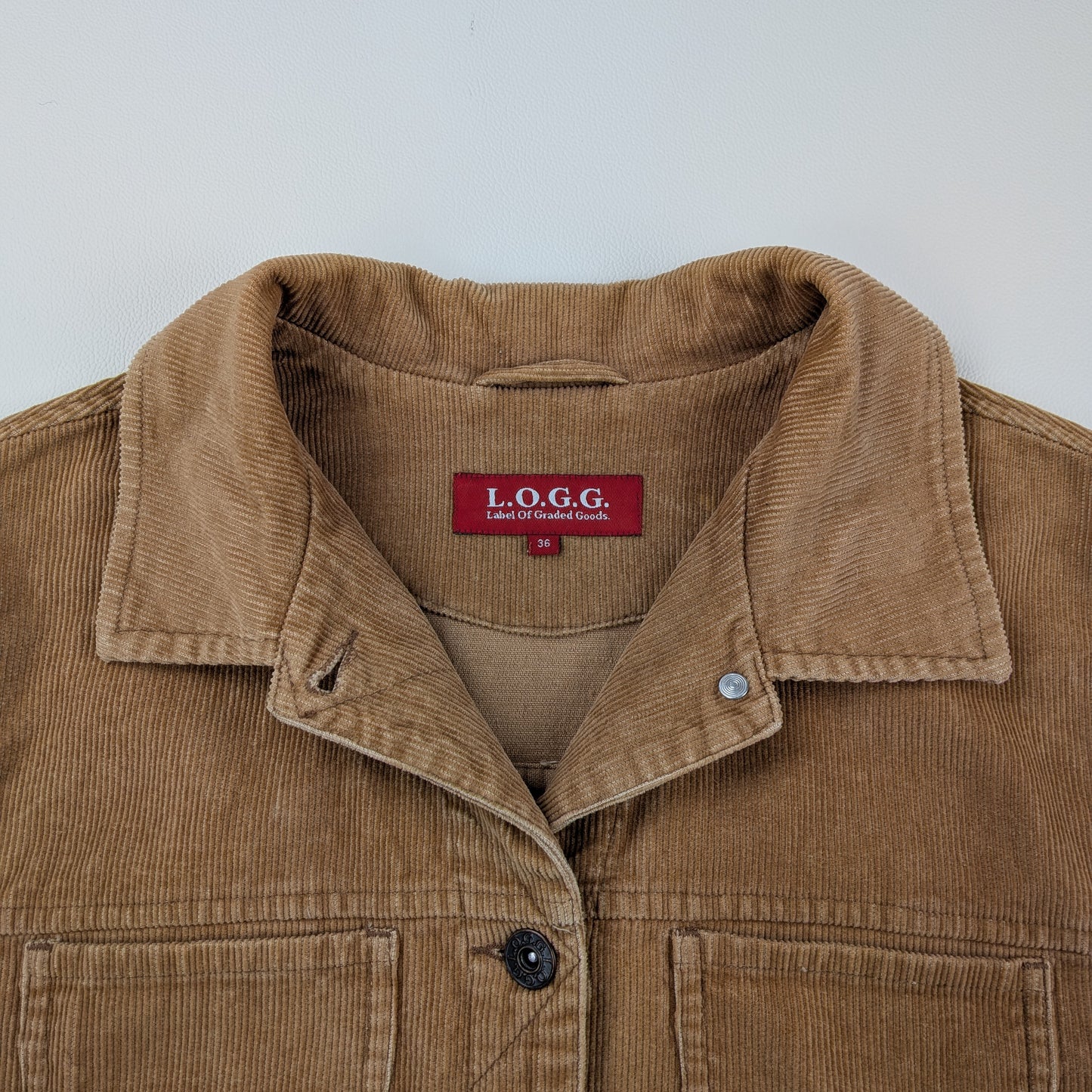 Giacca trucker in velluto a coste in stile anni 90 Y2K - XS/S
