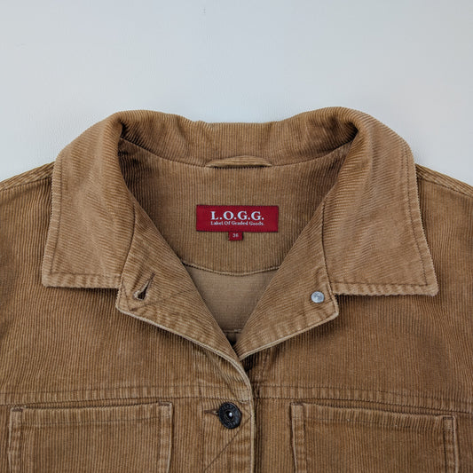 Giacca trucker in velluto a coste in stile anni 90 Y2K - XS/S