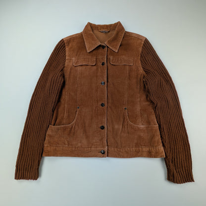 Giacca vintage ibrida trucker cardigan anni 90 2000 - S/M
