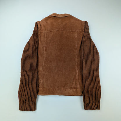 Giacca vintage ibrida trucker cardigan anni 90 2000 - S/M