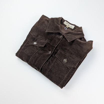 Giacca trucker vintage in velluto a coste anni ’90 Y2K - XS/S