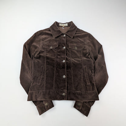Giacca trucker vintage in velluto a coste anni ’90 Y2K - XS/S