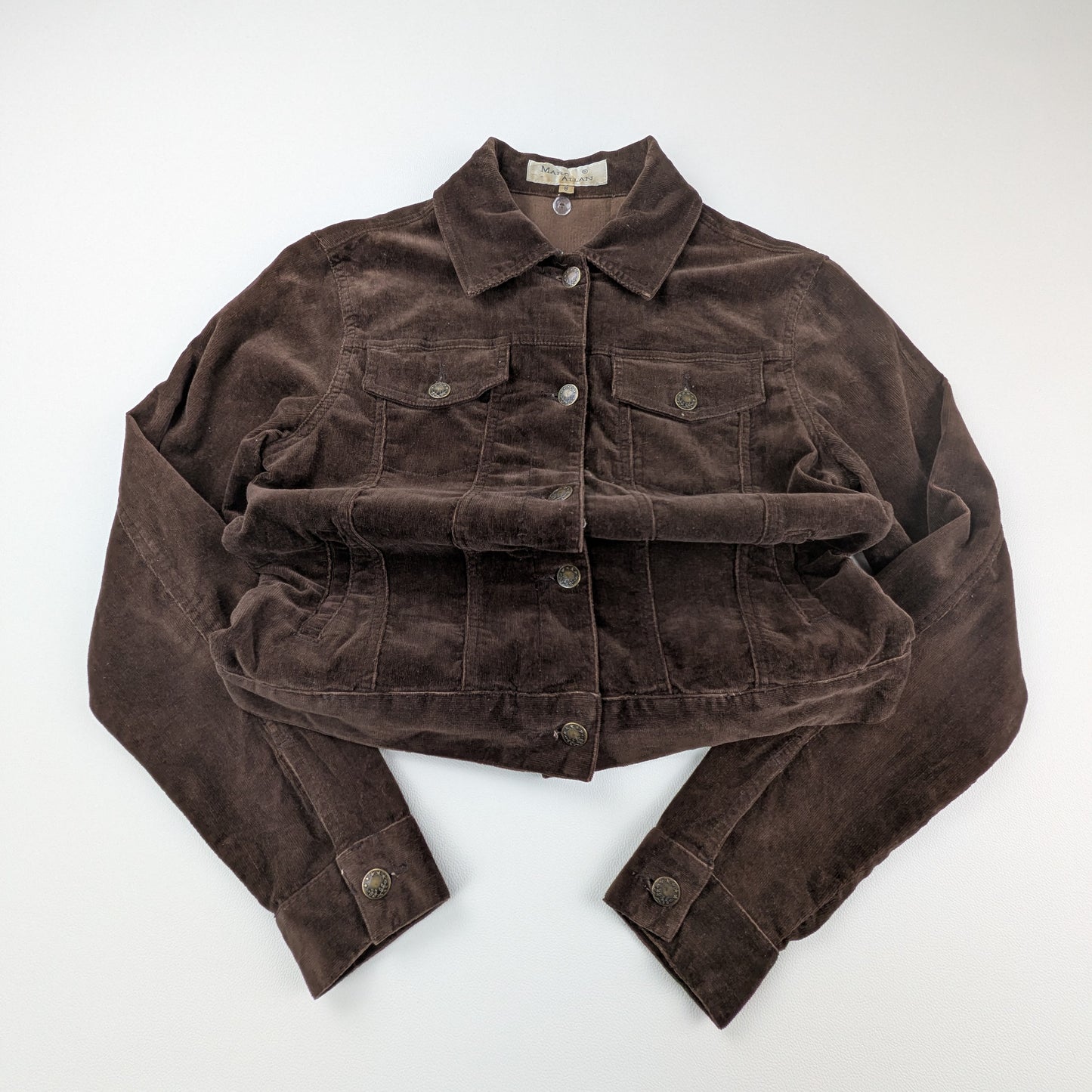 Giacca trucker vintage in velluto a coste anni ’90 Y2K - XS/S