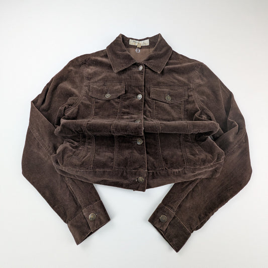 Giacca trucker vintage in velluto a coste anni ’90 Y2K - XS/S