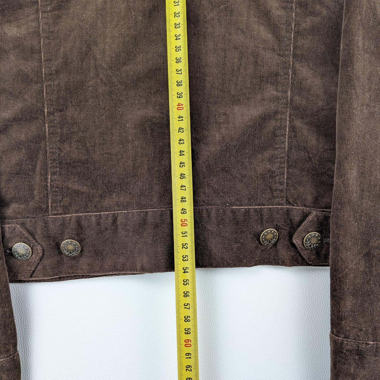 Giacca trucker vintage in velluto a coste anni ’90 Y2K - XS/S