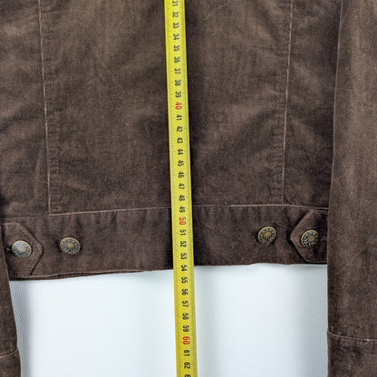 Giacca trucker vintage in velluto a coste anni ’90 Y2K - XS/S