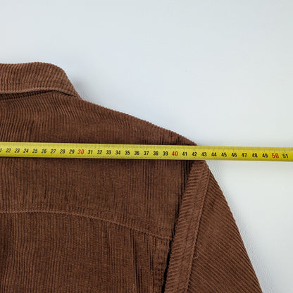 Giacca in velluto a coste Stradivarius cropped boxy - S