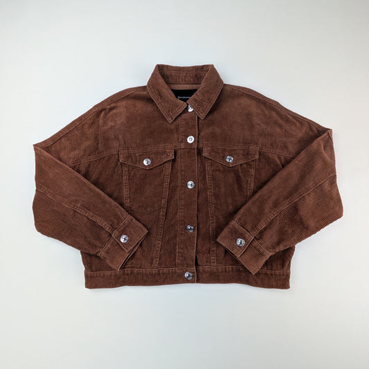 Giacca in velluto a coste Stradivarius cropped boxy - S