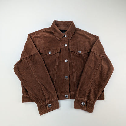 Giacca in velluto a coste Stradivarius cropped boxy - S