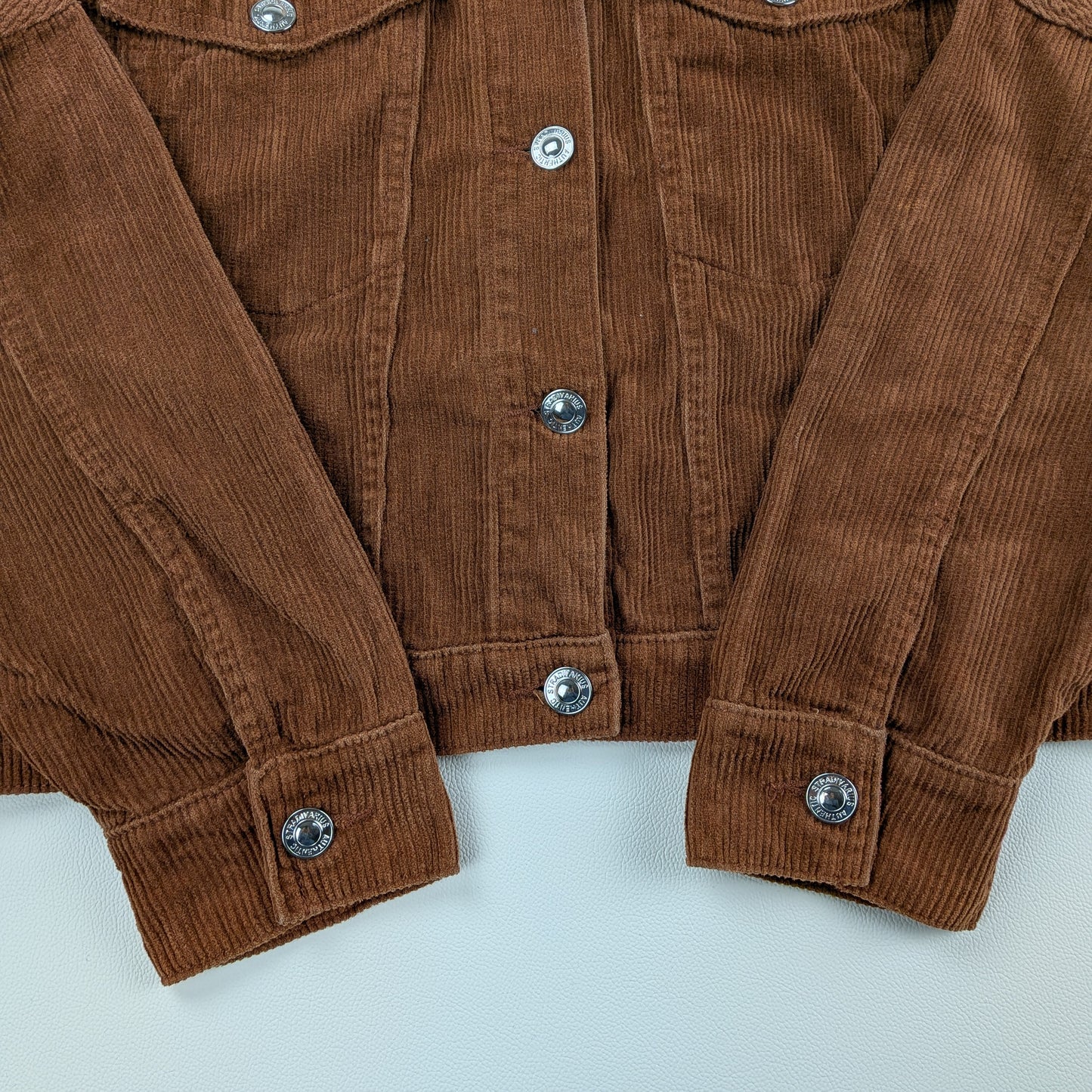 Giacca in velluto a coste Stradivarius cropped boxy - S