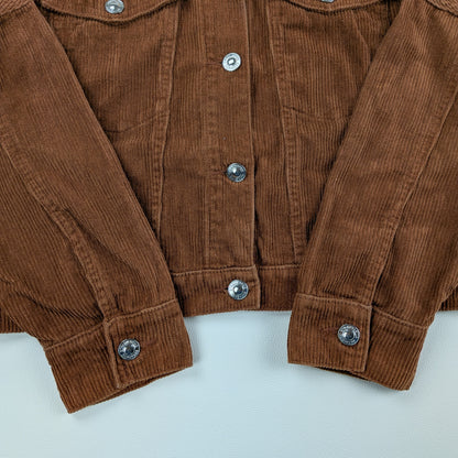 Giacca in velluto a coste Stradivarius cropped boxy - S