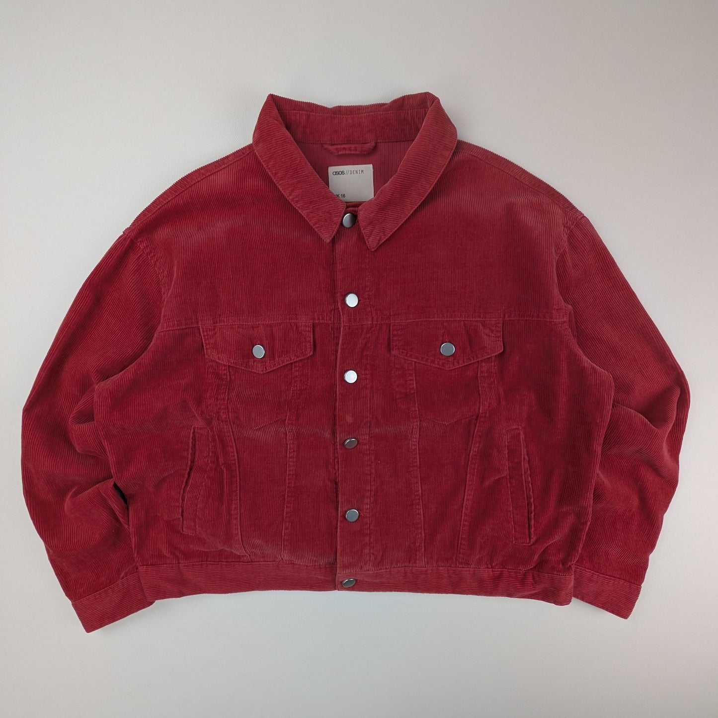 Giacca in velluto a coste Asos denim 90s Y2K - L/XL