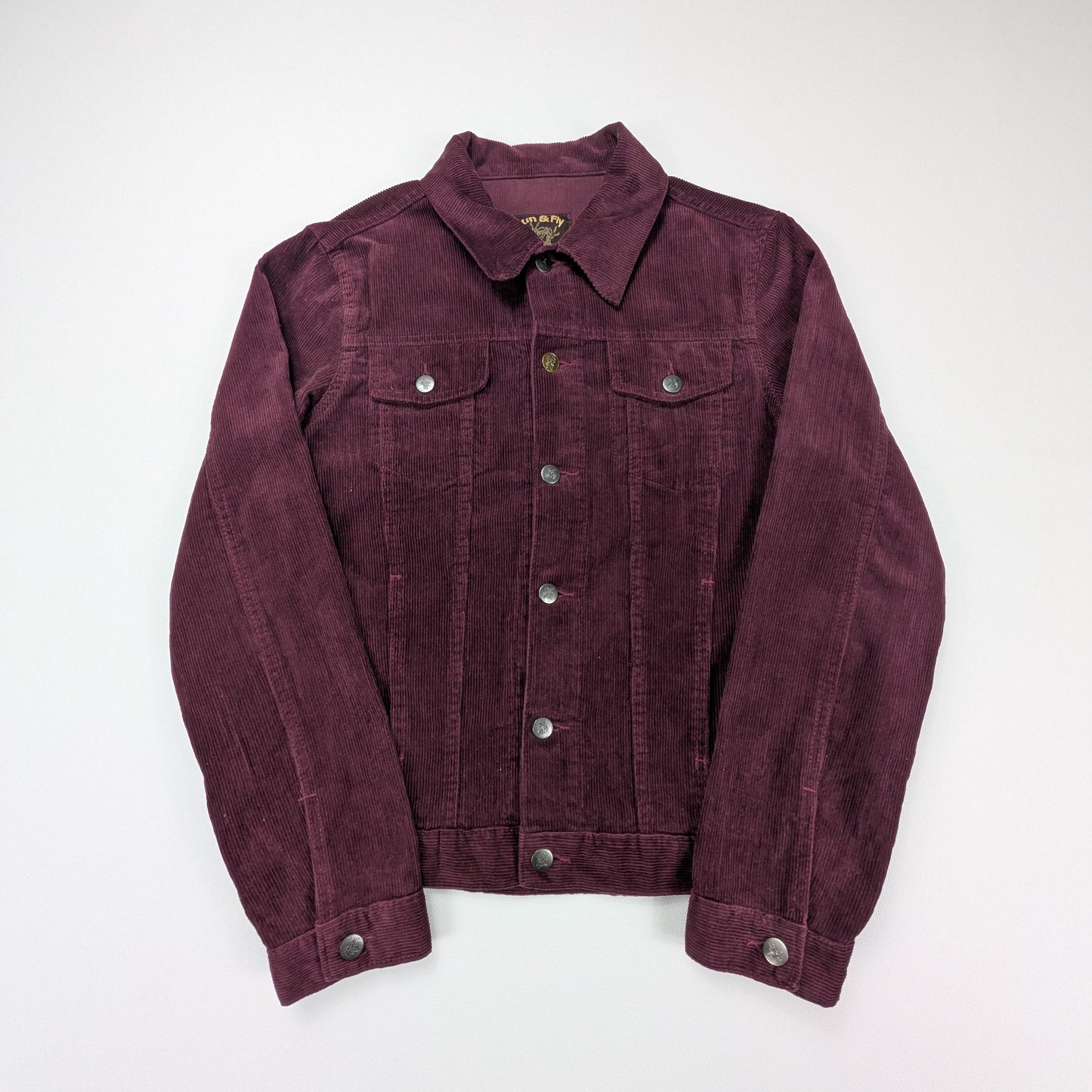 Giacca trucker vintage Run & Fly made in UK - S
