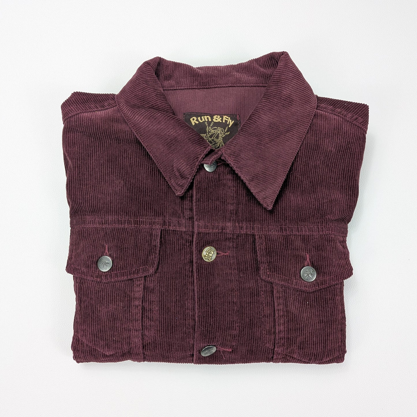 Giacca trucker vintage Run & Fly made in UK - S