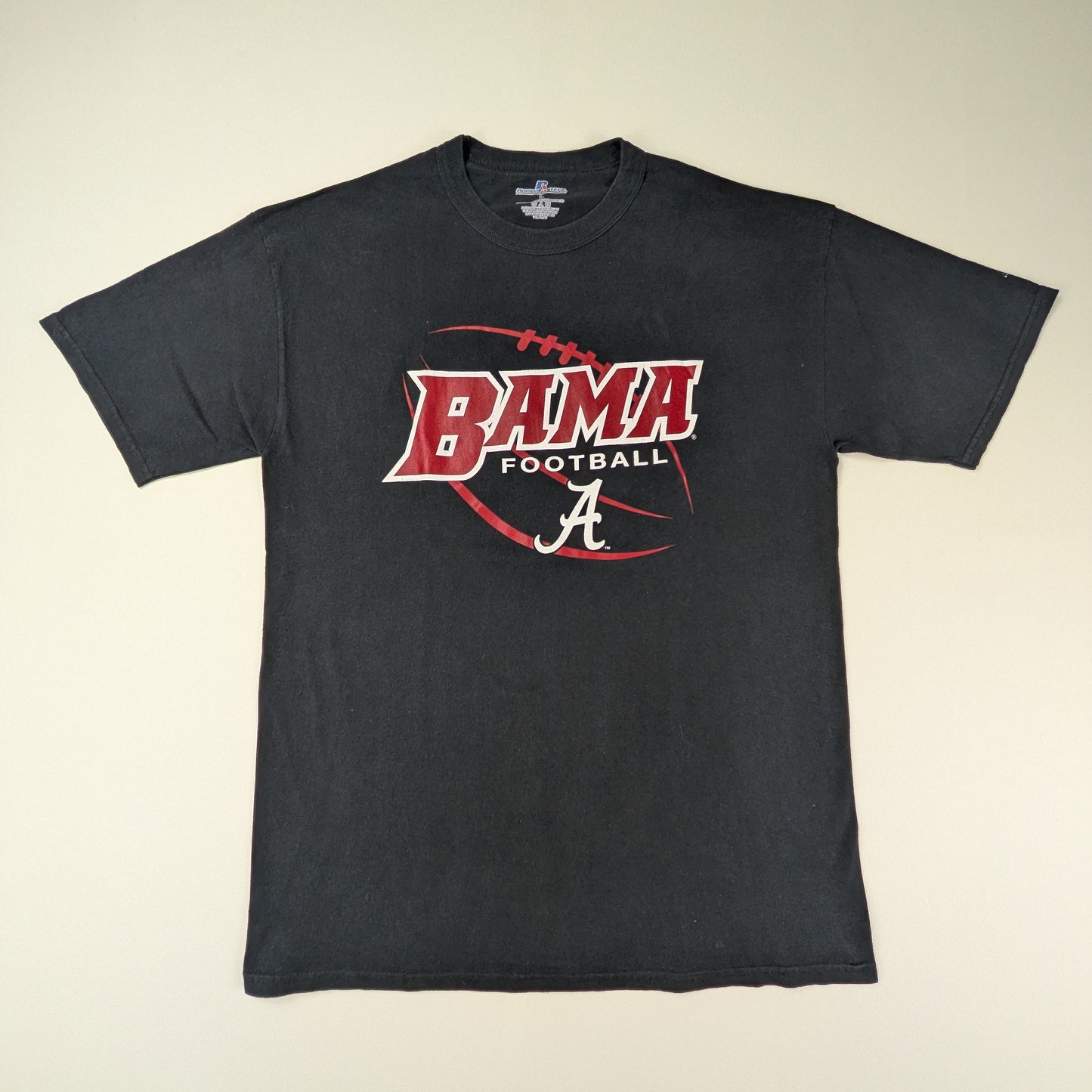 T-shirt college vintage Russell Athletic football USA - L