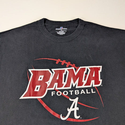 T-shirt college vintage Russell Athletic football USA - L