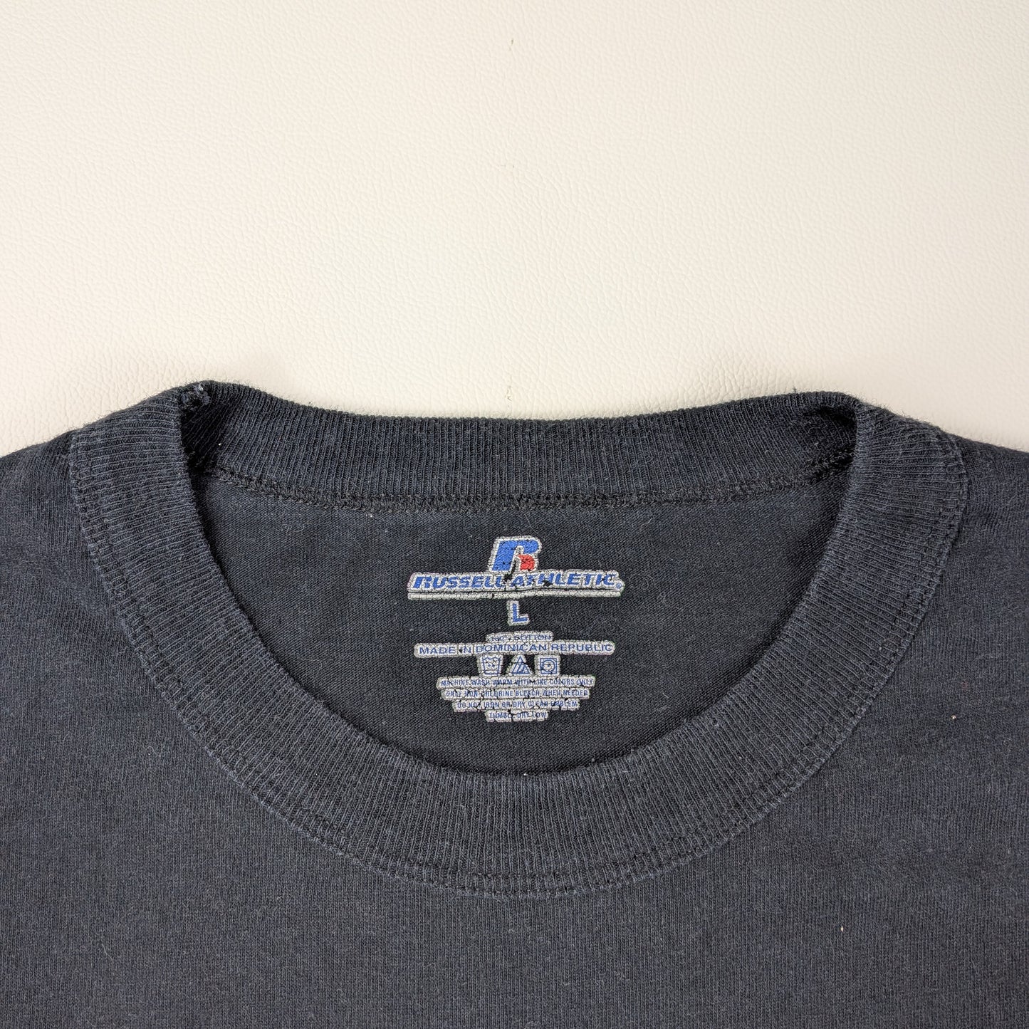 T-shirt college vintage Russell Athletic football USA - L