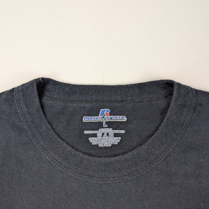 T-shirt college vintage Russell Athletic football USA - L