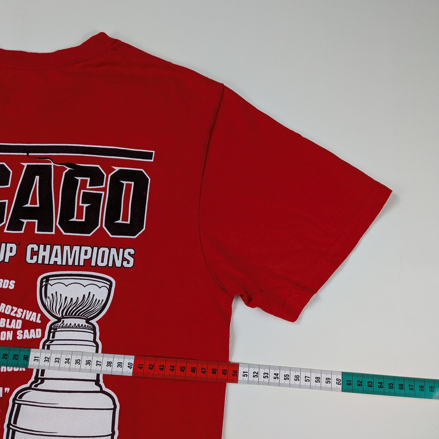 T-shirt Reebok ufficiale NHL Chicago Blackhawks Stanley Cup - M