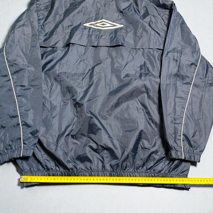Giacca leggera Umbro early 2000s windbreaker con cappuccio estraibile - XL