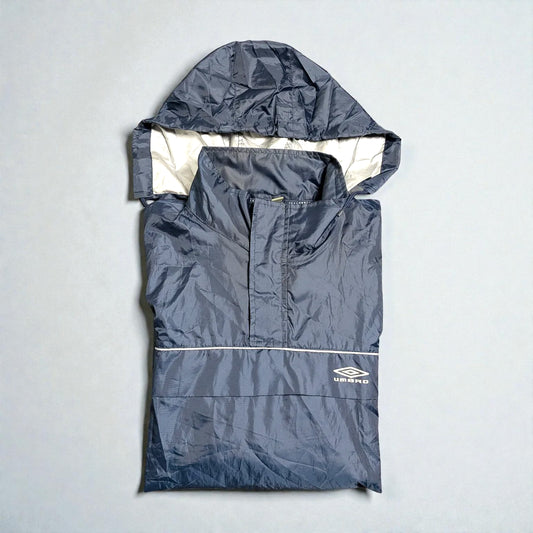 Giacca leggera Umbro early 2000s windbreaker con cappuccio estraibile - XL