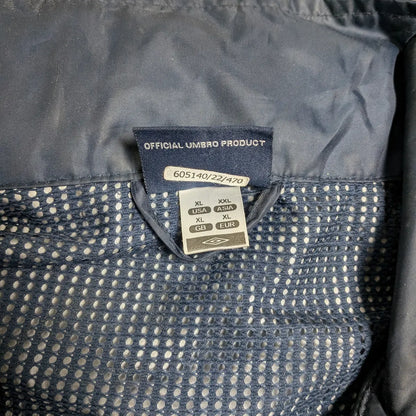 Giacca leggera Umbro early 2000s windbreaker con cappuccio estraibile - XL