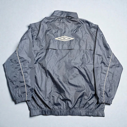 Giacca leggera Umbro early 2000s windbreaker con cappuccio estraibile - XL